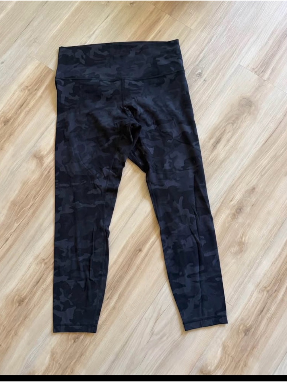 lululemon athletica Black Camo Leggings